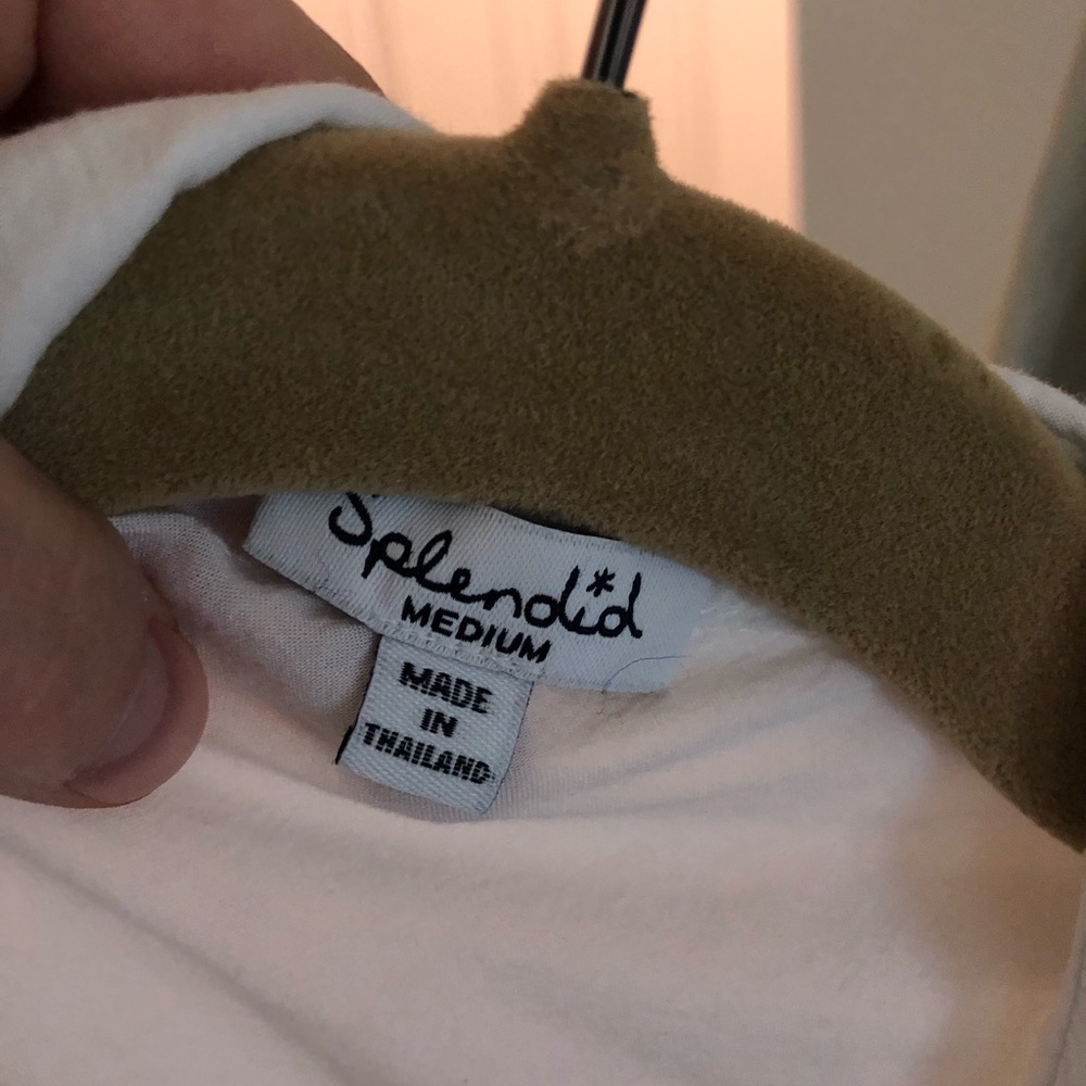 Splendid White Button Down Size Medium - image 5
